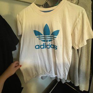 Adidas Small White/Blue T-shirt